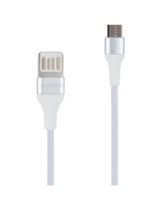 USB-кабель Proove Double Way Weft Micro-USB 2.4A 1м Белый (White)