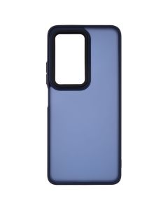 Чохол накладка для Infinix Hot 50 TPU+PC Lyon Frosted Синя (Navy Blue)