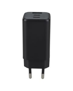 Зарядний пристрій Proove Pocket GaN 65W (2 USB-C + 1 USB) Чорний (Black)