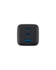 Зарядний пристрій Proove Pocket GaN 65W (2 USB-C + 1 USB) Чорний (Black)