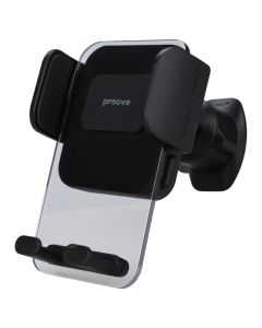 Автотримач Proove Crystal Clamp Plus Air Outlet Чорний (Black)