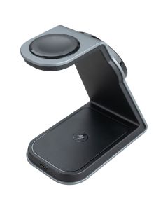 Зарядний пристрій бездротовий Proove Omni Power 3в1 Чорний (Black)