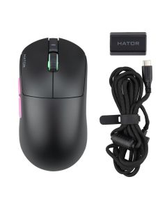 Миша бездротова Hator Quasar 3 Ultra (HTM770) Чорна (Black)