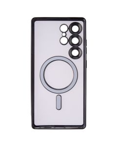 Чохол накладка для Samsung S25 Ultra WAVE Metal Color Case MagSafe Чорна (Black)