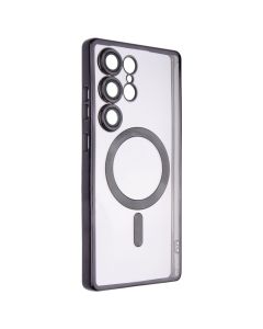 Чохол накладка для Samsung S25 Ultra WAVE Metal Color Case MagSafe Чорна (Black)
