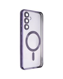 Чехол накладка для Samsung S23 FE WAVE Metal Color Case MagSafe Фиолетовый (Deep Purple)