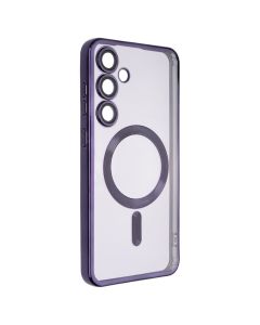 Чохол накладка для Samsung S24 Plus WAVE Metal Color Case MagSafe Фіолетова (Deep Purple)