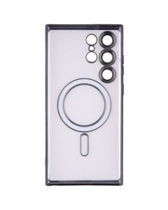 Чехол-накладка для Samsung S23 Ultra WAVE Metal Color Case Magsafe Фиолетовый (Deep Purple)