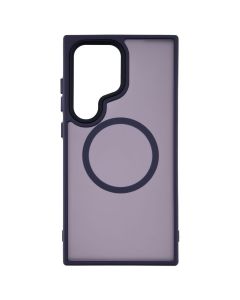 Чохол накладка для Samsung S24 Ultra WAVE Matte Insane MagSafe Фіолетова (Deep Purple)
