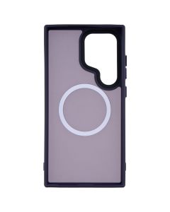 Чохол накладка для Samsung S24 Ultra WAVE Matte Insane MagSafe Фіолетова (Deep Purple)