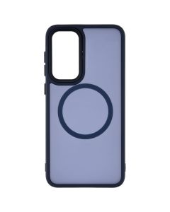 Чохол накладка для Samsung S23 Plus WAVE Metal Color Case MagSafe Синя (Midnight Blue)