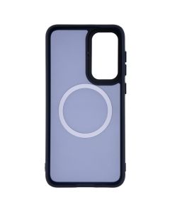 Чохол накладка для Samsung S23 Plus WAVE Metal Color Case MagSafe Синя (Midnight Blue)