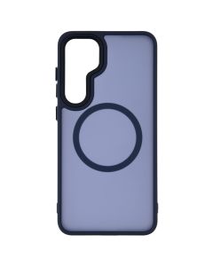 Чохол накладка для Samsung S24 Plus/S25 Plus WAVE Matte Insane MagSafe Синя (Midnight Blue)