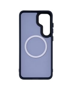 Чохол накладка для Samsung S24 Plus/S25 Plus WAVE Matte Insane MagSafe Синя (Midnight Blue)