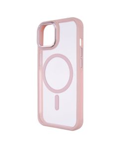 Чохол накладка для iPhone 14 Proove Clear Essence Case MagSafe Рожева (Pink Sand)