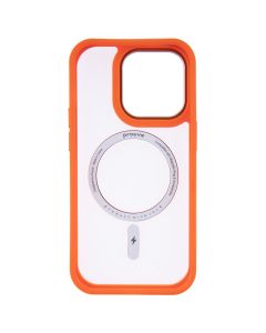 Чохол накладка для iPhone 14 Pro Proove Clear Essence Case MagSafe Помаранчева (Orange)