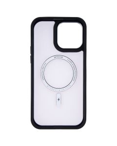 Чехол накладка для iPhone 13 Pro Max Proove Clear Essence Case MagSafe Черный (Black)