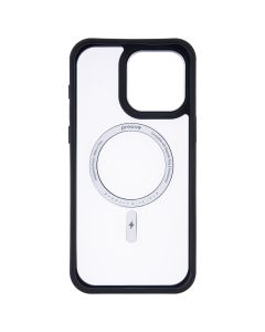 Чехол накладка для iPhone 15 Pro Max Proove Clear Essence Case MagSafe Чёрный (Black)
