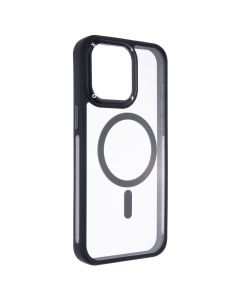 Чехол накладка для iPhone 15 Pro Max Proove Clear Essence Case MagSafe Чёрный (Black)