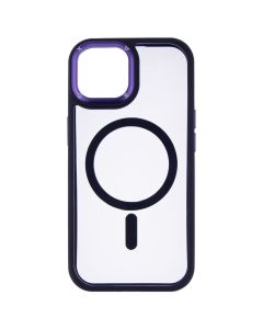 Чехол накладка для iPhone 15 Proove Clear Essence Case MagSafe Фиолетовый (Deep Purple)