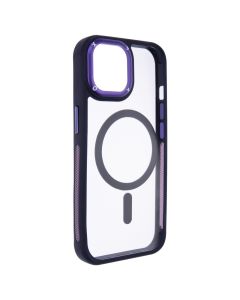 Чехол накладка для iPhone 15 Proove Clear Essence Case MagSafe Фиолетовый (Deep Purple)