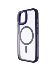 Чехол накладка для iPhone 15 Proove Clear Essence Case MagSafe Фиолетовый (Deep Purple)