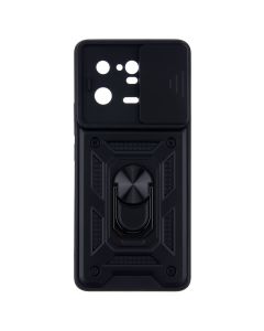 Чохол накладка для Xiaomi 13 Pro Camshield Serge Ring Чорна (Black)