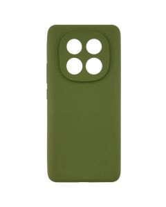 Чохол накладка для Xiaomi Redmi Note 14 Pro/Note 14 Pro 5G Soft Case Зелена (Dark Green)