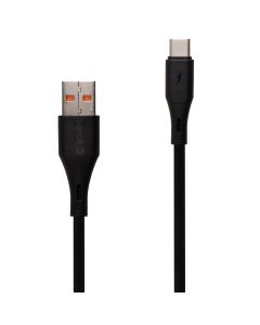 USB кабель Veron SC- X82 Silicone 3A Type-C 1м Чёрный