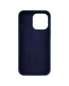 Чехол накладка для iPhone 13 Pro Silicone MakeFuture Синий (Navy Blue)