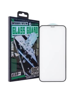 Захисне скло для iPhone 12/12 Pro ESD+ Glass Guard 3D Чорне (Black)