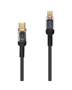 USB кабель Remzona CCL1-02BK Type-C to Lightning 20W 1м Чорний (Black)