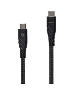 USB кабель Remzona CCC1-03BK Type-C to Type-C 100W 1м Чорний (Black)