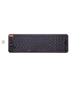 Клавіатура бездротова Baseus K01B Tri-Mode Keyboard Frosted Сіра (Grey)