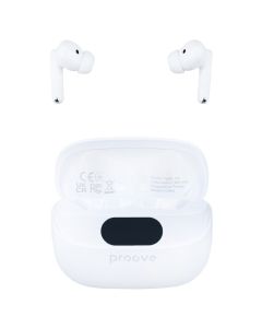 Бездротові навушники вкладиші Proove Digital Pro TWS (APP) Білі (White)