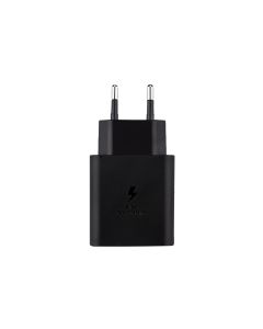 Зарядний пристрій Samsung 45W PD Compact Adapter + кабель Type-C (EP-T4510XBE) Чорний (Black)