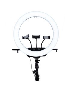 Кільцева світлодіодна лампа LED RL-19 (46см) Чорна (Black)