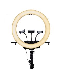 Кільцева світлодіодна лампа LED RL-19 (46см) Чорна (Black)