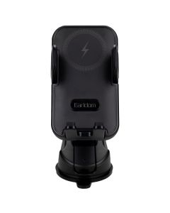 Автотримач Earldom ET-WC53 з бездротовою зарядкою Чорний (Black)