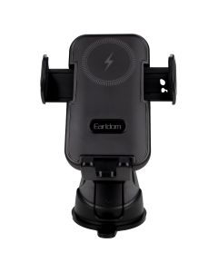 Автотримач Earldom ET-WC53 з бездротовою зарядкою Чорний (Black)