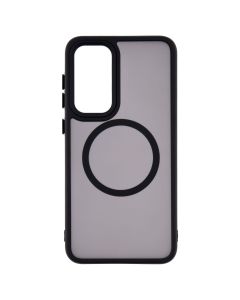 Чохол накладка для Samsung S23 Plus WAVE Metal Color Case MagSafe Чорна (Black)