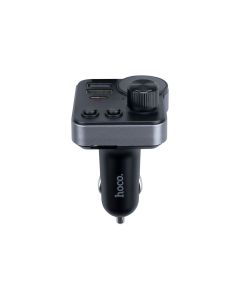 Fm-модулятор Hoco E86 PD30W+QC3.0 18W Total 48W Bluetooth Чорний (Black)