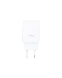 Зарядний пристрій XO CE16 (USB + USB-C) PD QC3.0 45W Білий (White)