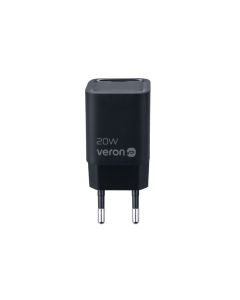 Зарядний пристрій Veron TC-099 (USB-C) PD 20W Чорний (Black)