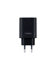 Зарядний пристрій Gelius Power Pulse GP-HC057 (2 USB-C + USB) 65W Чорний (Black)
