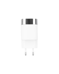 Зарядний пристрій Essager Lingyun Gan Digital Display (USB+USB-C) 33W (ECTCA-LYB02-Z) Білий (White)