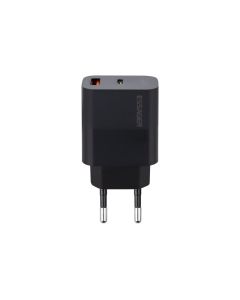 Зарядний пристрій Essager Pinchen (USB+Type-C) 33W (ECTAC-PCB01-P) Чорний (Black)