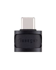 OTG кабель Essager Xuankong Micro Female to Type-C male USB 3.0 (EZJMC-XL01) Сірий (Grey)