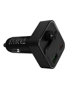 Fm-модулятор Hoco E81 Fantasy PD30W+QC3.0 Bluetooth Чёрный (Black)