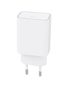 Зарядное устройство Hoco C143A Benefit PD20W (1USB-C) + кабель Type-C to Type-C Белый (White)